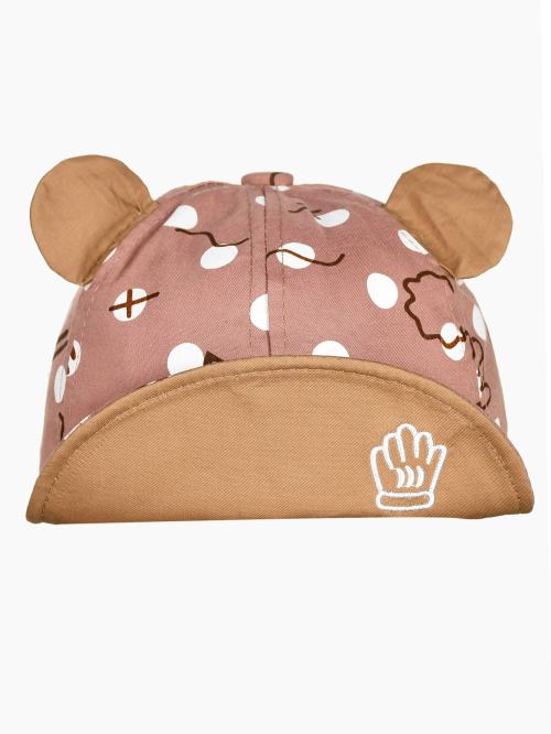 Soku Shopee Boys and Girls Brown Cotton Blend Cap