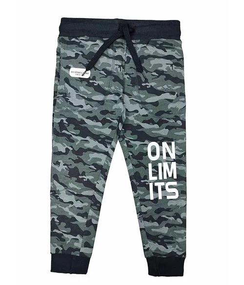 KYDA KIDS Boys Cotton Printed Regular Fit Camouflage Pack of 1 Track Pants