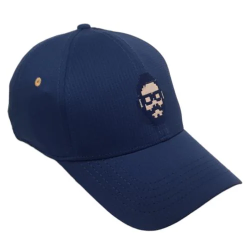 Pixel Logo Firangi Cap with Good Cotton Fabric (Blue)