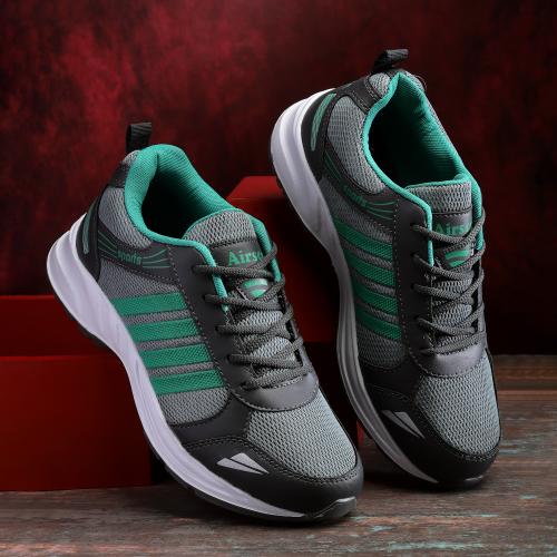 Airson JAGUAR Sports Shoes for Men | Running, Walking, Gym Shoes | Lightweight and Comfortable | Casual Shoes for Men | Ideal for Gents & Boys