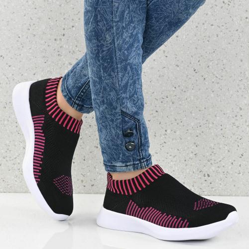 Timberwood Black Walking Shoes for Women