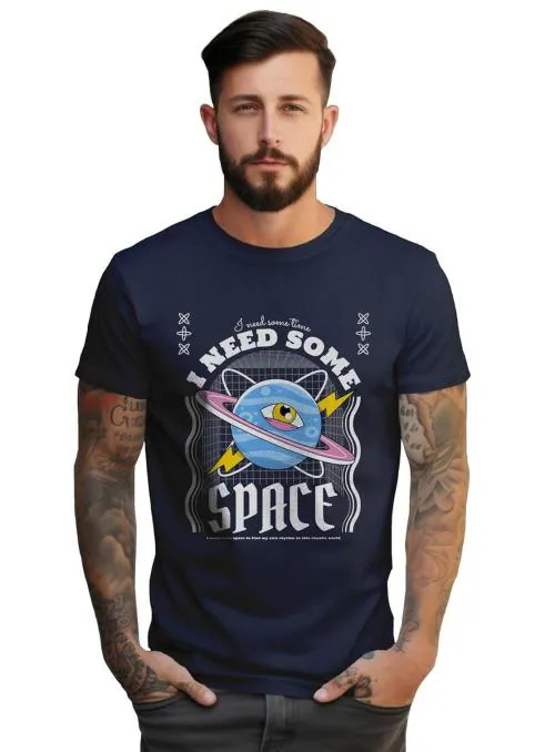 Peppyzone Men's Regular Fit Funky Design Printed T Shirts for Men