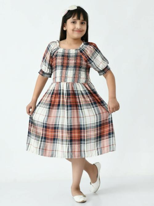 Bella Moda Cotton Casual Fit And Flair Stripe and Check Full sleeve