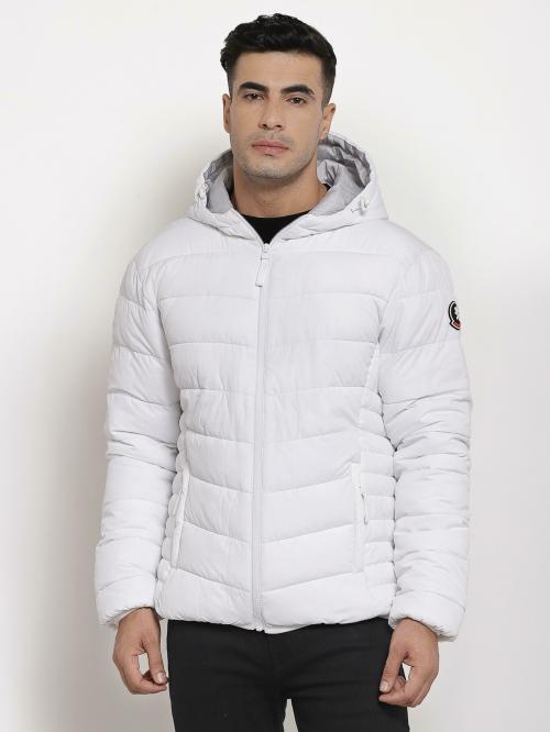 Red Tape Men's White Jacket