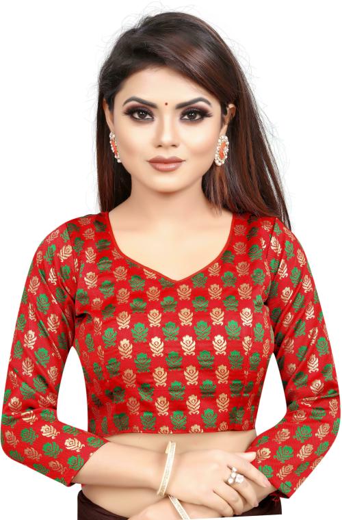 Buy Sukushi Silk Mills Women Red Self Design Satin Fabric Online at
