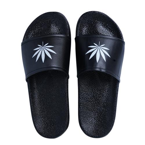 Simsan Relaxed And Funky Men Black Sliders
