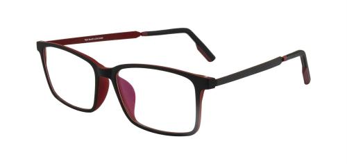 Ted Smith Rectangle Transparent Sunglasses (Men And Women)