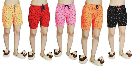 Mukhaksh Women Printed Shorts (5Xl)