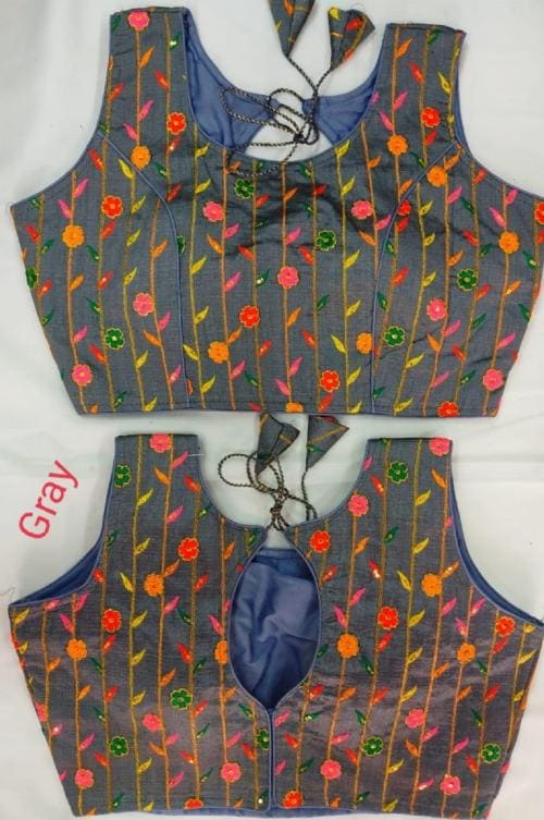 PANETAR Fancy Wedding Low Range Readymade Stitched Blouse For Bridal