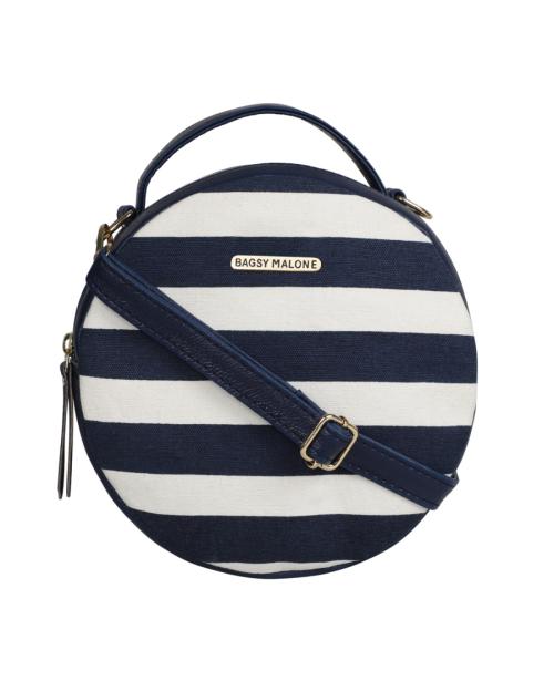 Bagsy Malone Front Print Round detachable sling bag