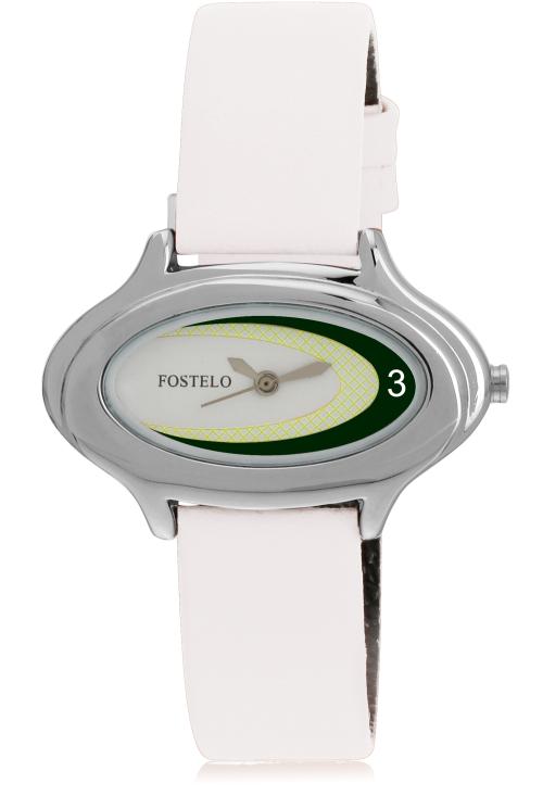 FOSTELO SILVER WOMEN'S WRIST WATCHES FST-17