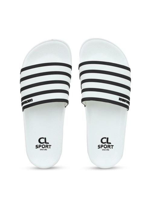 CL Sports White-Black Flip flops for Women