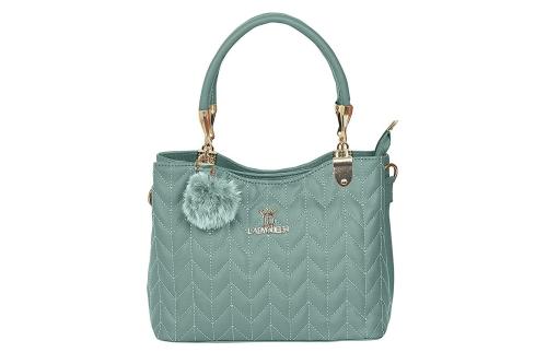 LADY QUEEN Green PU Leather Women Handbag (LQ-00013GR)