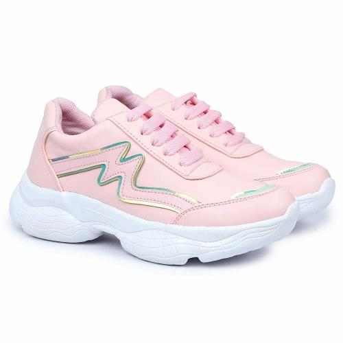 Mr. Chief pink smart Sport Shoes for Women