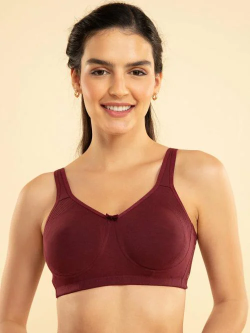 NYKD by Nykaa Encircled with Love Everyday Cotton Bra for Women Non Padded, Wirefree, Full Coverage - Side Support Shaper