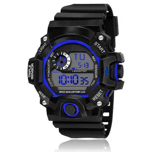 Swadesi Stuff Digital Black Dial Watch - SDS 740 (Boys)