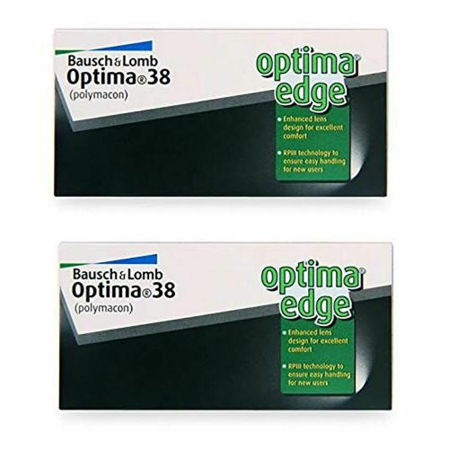 Bausch and Lomb Optima 38 Yearly Contact Lens, -3.50, 2 Count