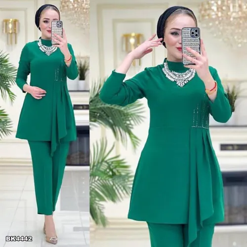 RAIKA Women Fancy Light Green Co-ord Set