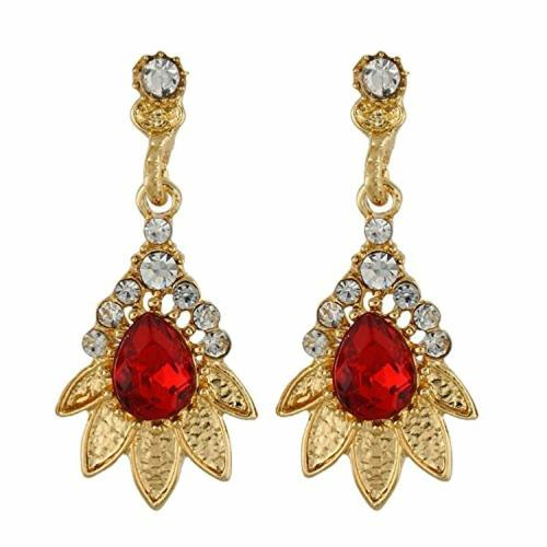 One Stop Fashion Stylish Hanging Earrings Gold for Girls and Women