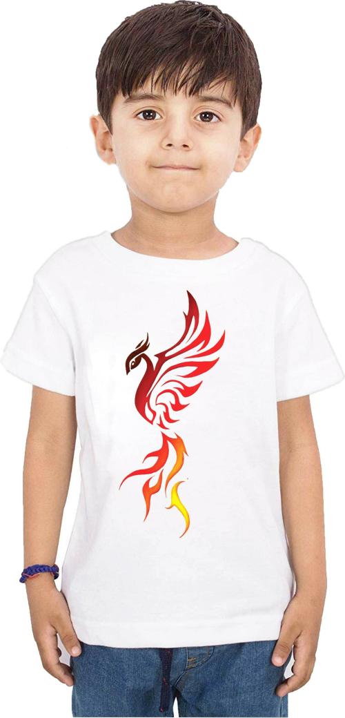 Crazyon Boys White Graphic Print Polyester T-Shirt (2 - 3 Years)