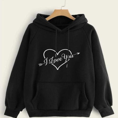 Uniyals Unisex Hoodie | For Men & Women | Black Full Sleeve | Winter Wear | |L|