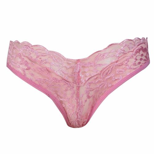 Lace G-String/Thong Panty Free Size/ G-string for women free size Pnk