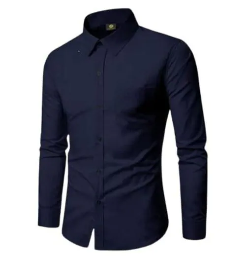 BALESHWAR Man's Solid Slim Fit Casual Shirt for Men (Shirts-BL-XXL)