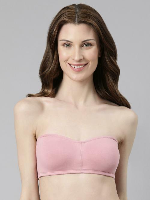 Enamor A019 Perfect Shaping Cotton Strapless Bra for Women- Non Padded and Wirefree