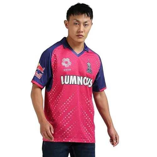Teky RR IPL Cricket Team Jersey Jaiswal 19 2024/25 For Boys & MenL