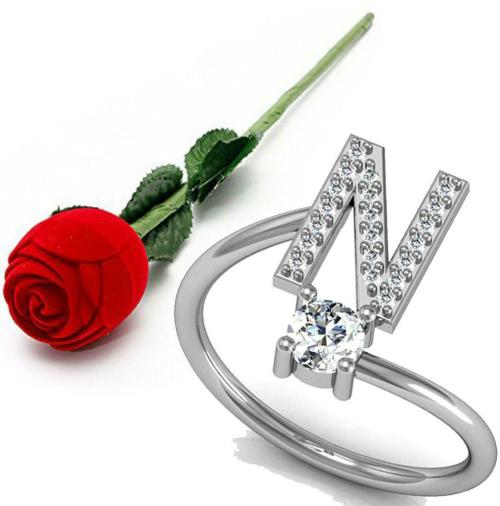 MYKI Stainless Steel Adjustable Classic Ring (Women)