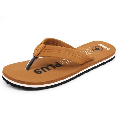 Svaar Ortho Plus+ Khaki Slippers For Men