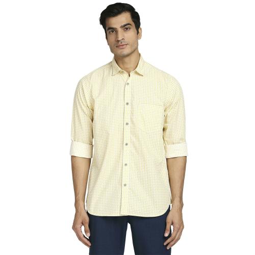 COLORPLUS Men White Casual Shirt