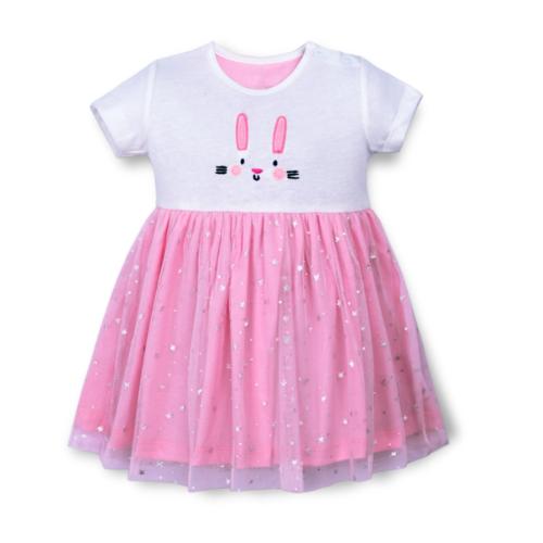 mustmom Girls Dress Costumes Wedding Party Unicorn Princess Summer Half Sleeve Sweet Dress