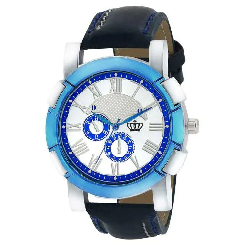 SMAEL Exclusive Quartz Movement Analog Multi-color Dial With Black Strap For Men-(CSM100)
