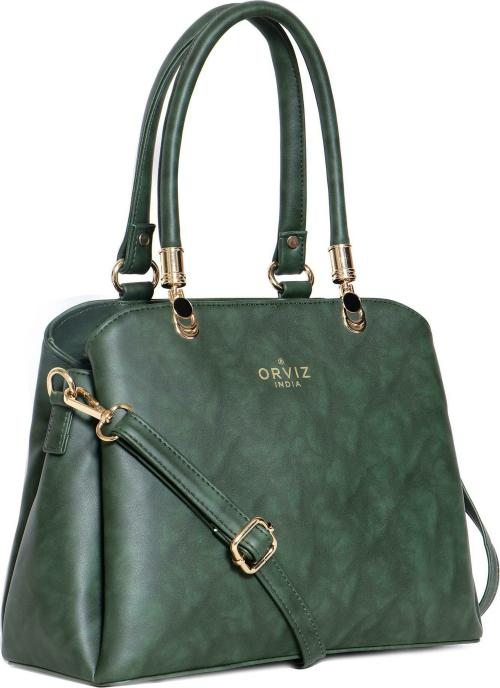 Buy ORVIZ Women Green Messenger Bag Online at Best Prices in India