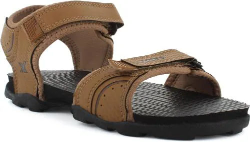 Sparx Men SS-708 Camel Brown Floater Sandals