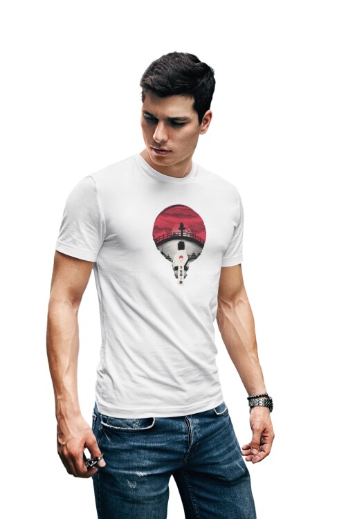 White - Large Elite Clan Naruto T Shirt For Men