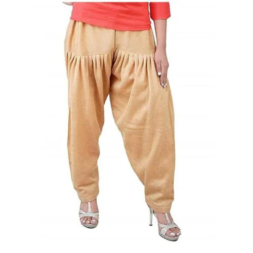 PI World Winter Woolen Patiala Salwar- Beige