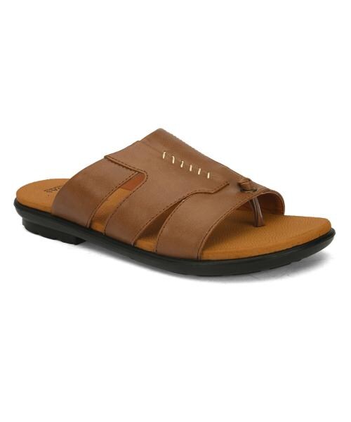 Big Junior Men Slip On Slipper Flip Flop TD112 (Tan)