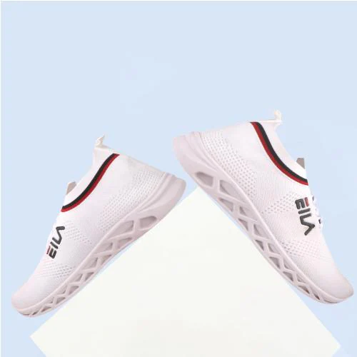Fortiva Light Weight Supreme White Sports Shoe For Men ( White)