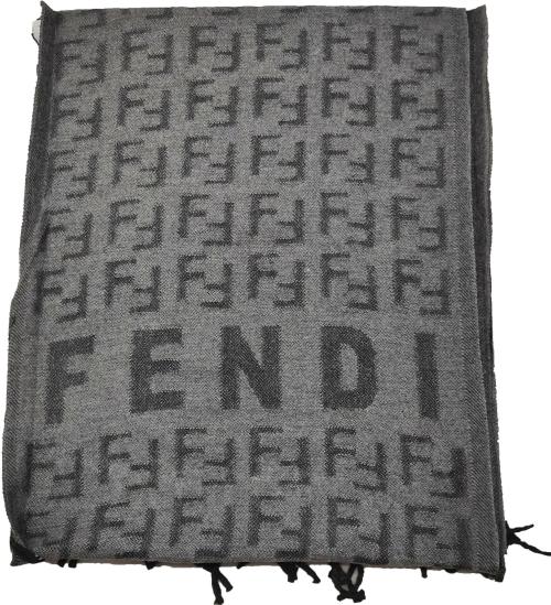 V Vrinde Men Grey Pure Wool Muffler