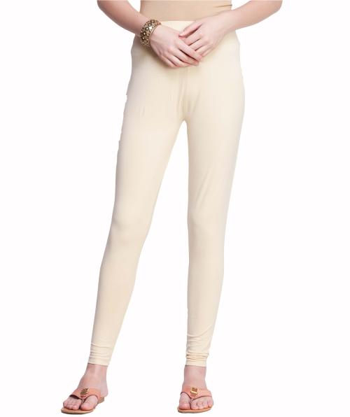 Dollar Women's Missy Pack of 1 Cotton Slim Fit Skin Color Ankle Length Leggings