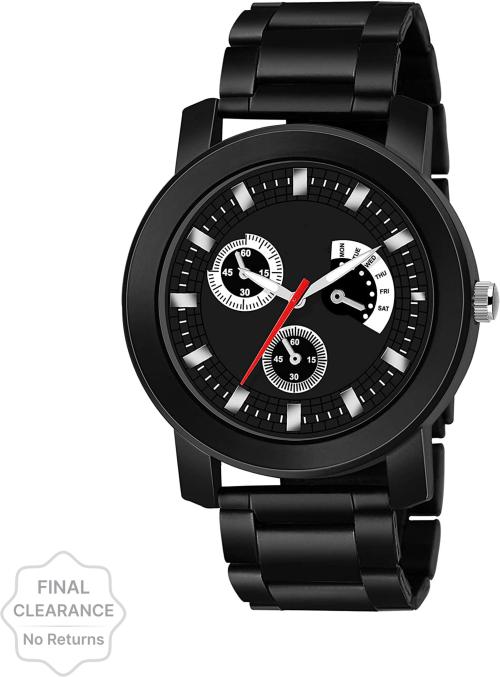 Buy JINIK Analog Black Dial Black Strap Watch For Men And Boys Online