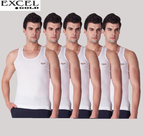 Sasta Sales Vest For Men | Sleevless white Vest| Men's Cotton sleeve-less Vest |white ganji | white sando ganji| Pack of 5||