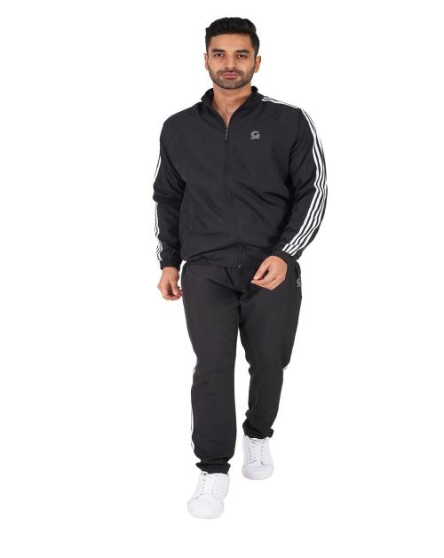 GOTO NS8 MENS 4-STRIPE TRACKSUIT BLACK XXL