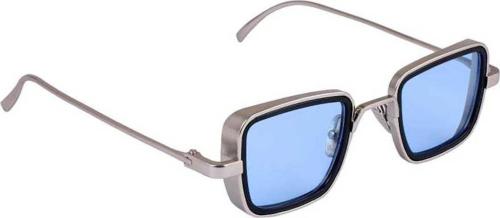 ROZZETTA CRAFT UV Protection Retro Square Full-Frame Blue Sunglasses (Men And Women)