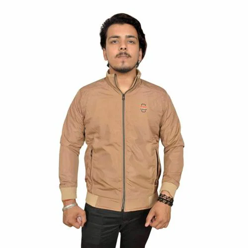 Scoller Men Windcheater Slim Fit Jacket , All Season Riding Jacket Stylish (XXL, Mustard)