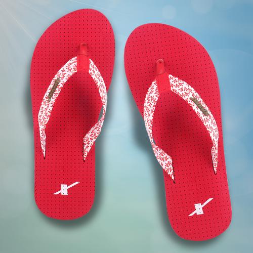 Sparx Red Casual Slipper Women SFL 558