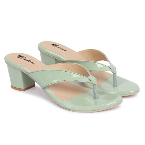 Buy Picktoes Trendy Green high heels for girls and women Online at