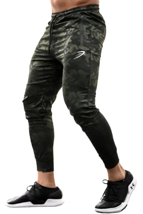 Fuaark Camo Sports and Gym Jogger track pants lower for Men (Green)